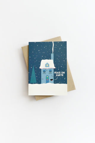 Mini Holiday Home Greeting Card