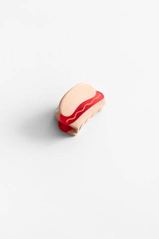 Mini Hot Dog Hair Claw