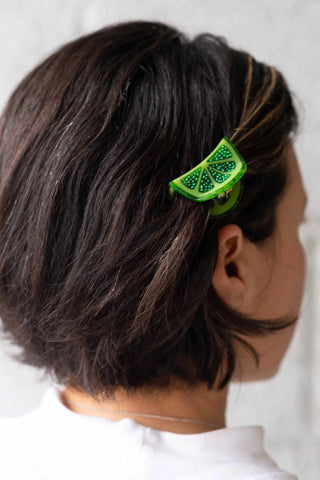 Mini Lime Hair Claw