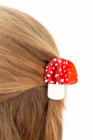 Mini Mushroom Hair Claw