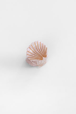Mini Purple Scallop Claw Clip