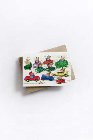 Mini Rabbit Greeting Card