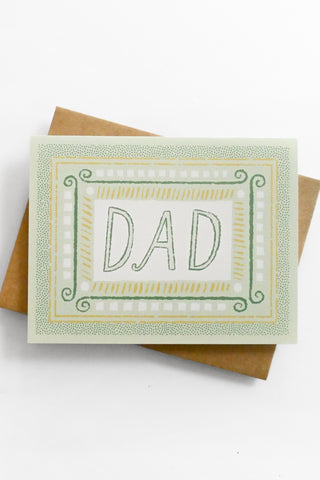 Minimalist Dad Greeting Card