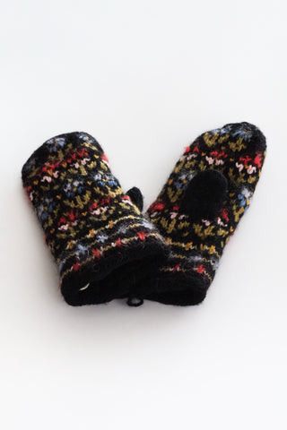 Black Parker Mittens