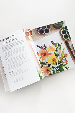 Modern Botanical Watercolor Painting