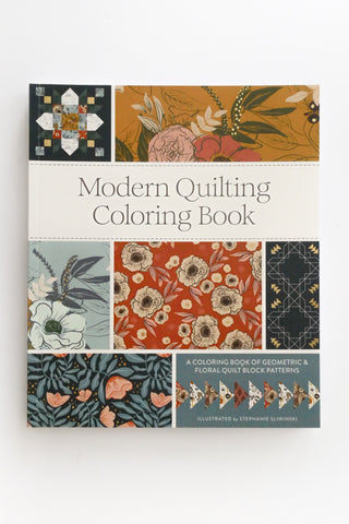 Modern Quilting Coloring Book: Adult Coloring Book