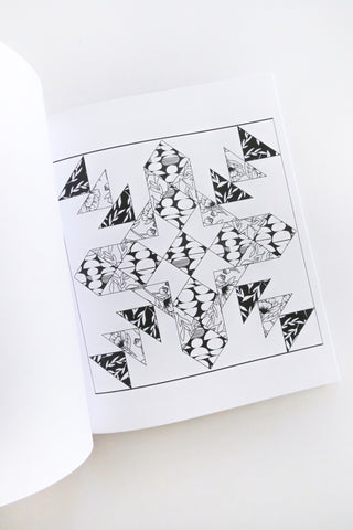 Modern Quilting Coloring Book: Adult Coloring Book