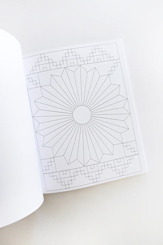 Modern Quilting Coloring Book: Adult Coloring Book