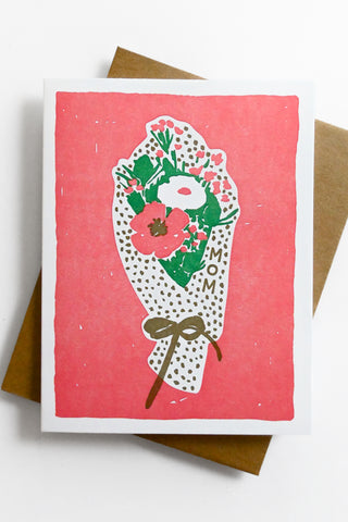 Mom Bouquet Greeting Card