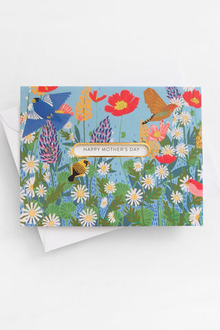 Mom Day Garden Greeting Card