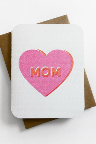 Mom Heart Greeting Card