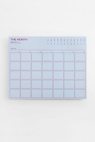 Monthly Desk Planner Notepad