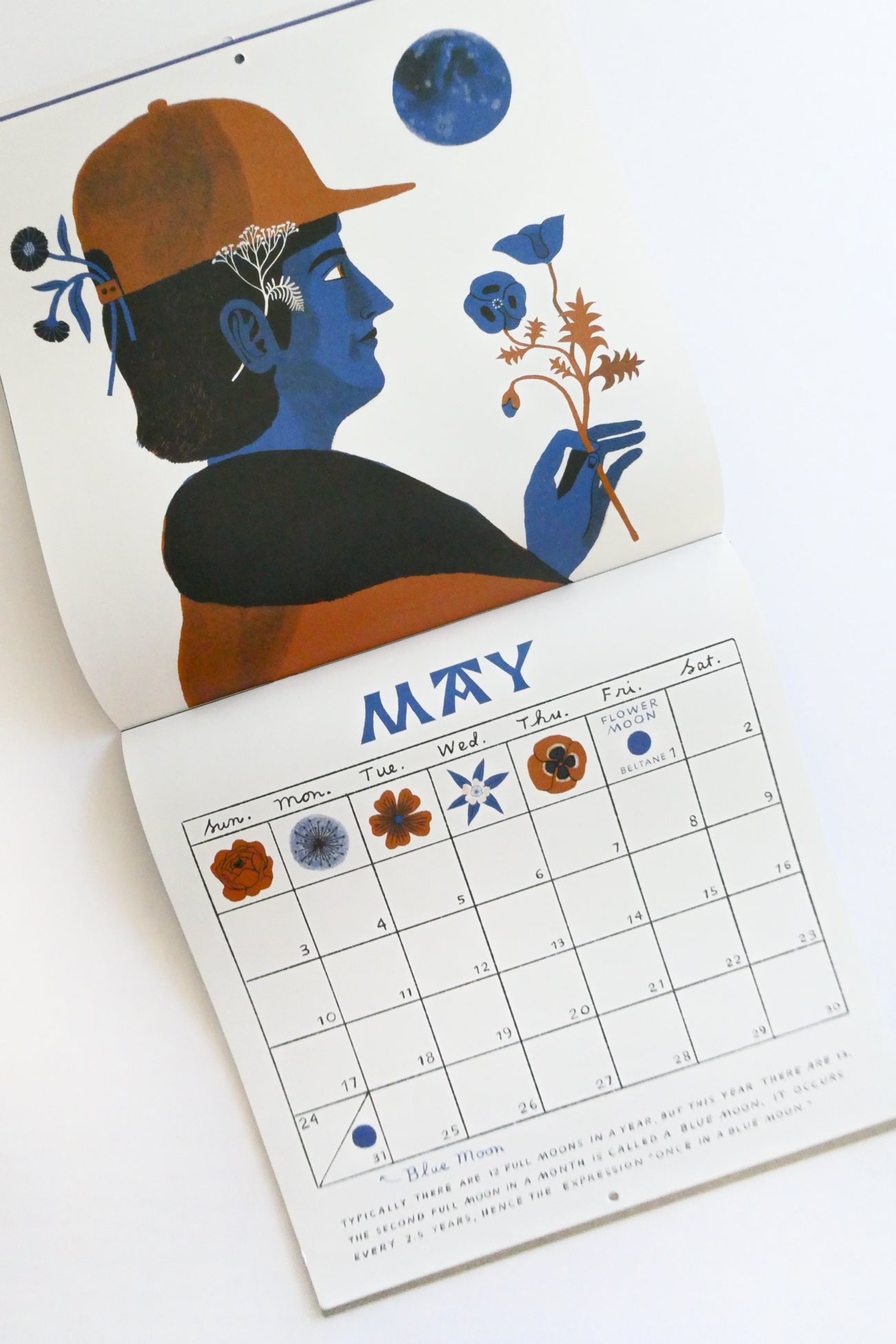 Moon 2026 Wall Calendar – Nahcotta