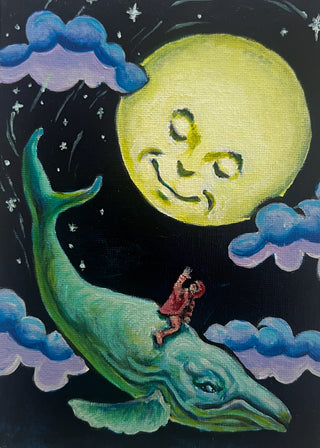 Moon + Whale #1