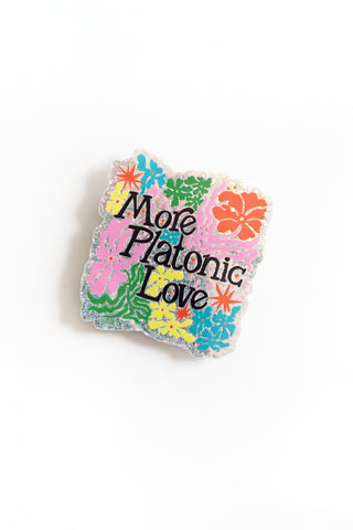 More Platonic Love Vinyl Sticker