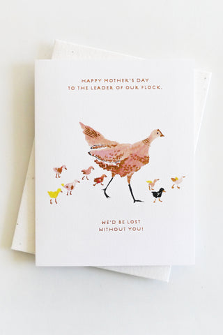 Mother Hen Greeting Card