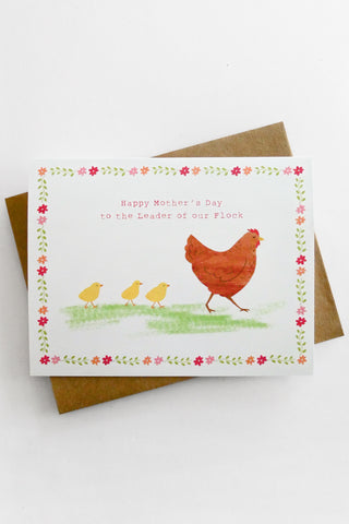 Mother Hen Greeting Card