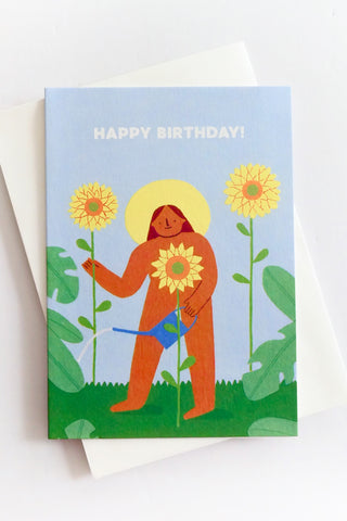 Mother Nature Birthday Greeting Card