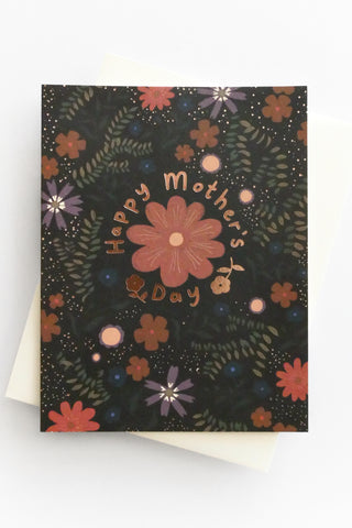 Mother's Day Floral Pattern Greeting Card