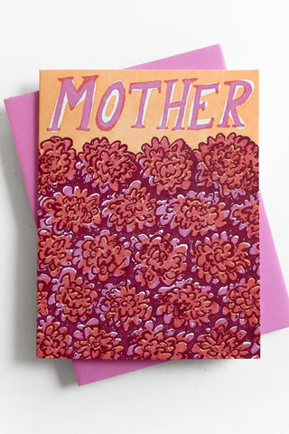 Mother's Mums Greeting Card