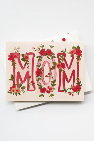 Mothers Day Flowers Greeting Card