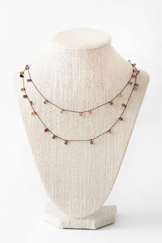 Multi Tourmaline Meadow Necklace