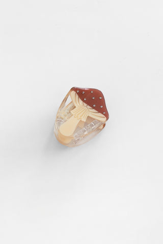 Mushroom Mini Claw Clip