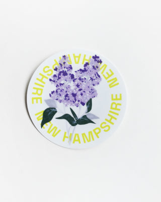 NH Lilac Vinyl Sticker
