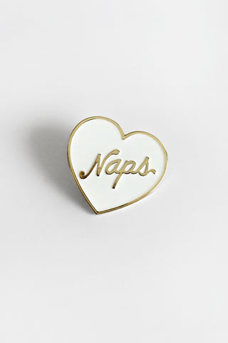 Naps Heart Enamel Pin