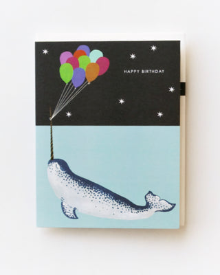 Narwhal Birthday Greeting Card