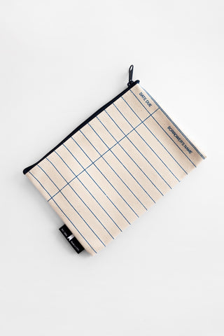 Natural Library Card Pouch