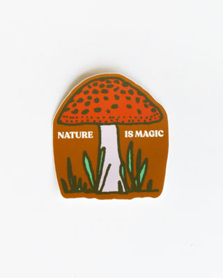 Nature Is Magic Vinyl Sticker