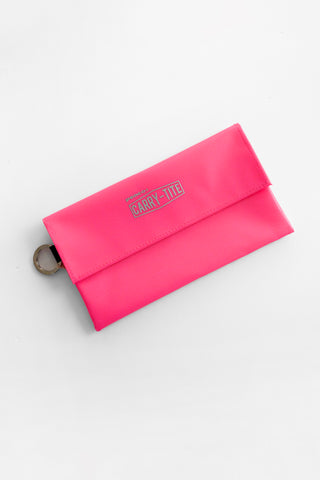Neon Pink Tarp Pen Case