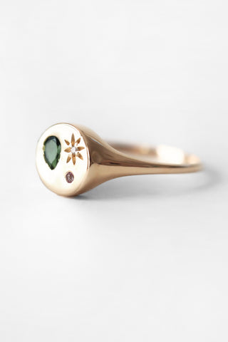 10k Fern Night Market Ring