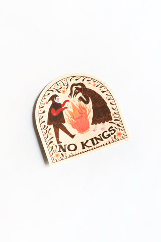 No Kings Vinyl Sticker