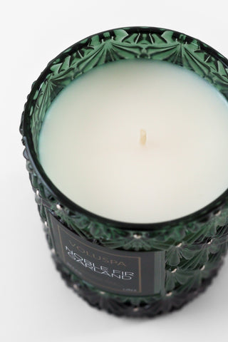 Noble Fir Garland Candle