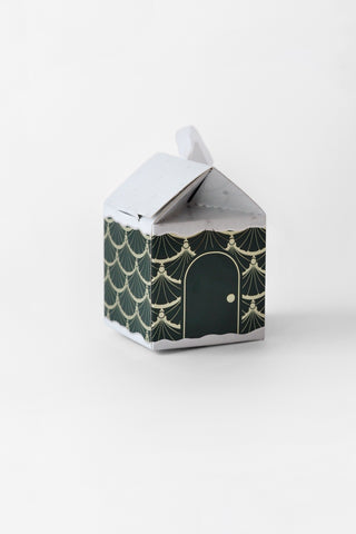 Noble Fir Garland Pedestal Candle