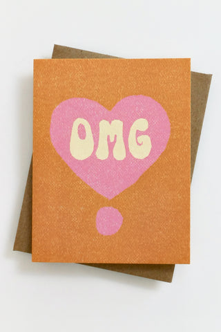 OMG Greeting Card