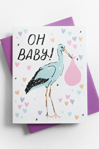 Oh Baby! Greeting Card