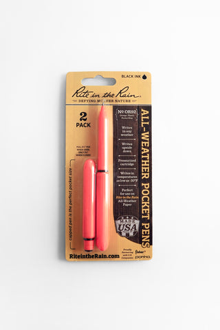Orange Rite in the Rain Pocket Pen Set