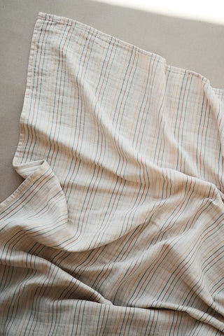 Organic Cotton Swaddle Retro Stripe