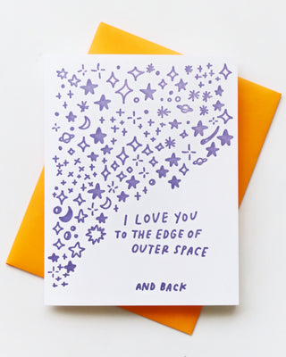 Outer Space Greeting Card