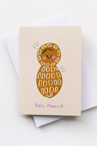 Hello Peanut Greeting Card