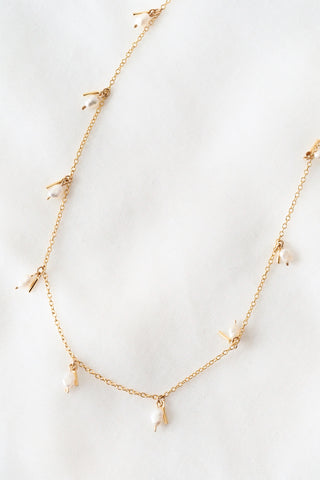 Pearl Fringe Necklace