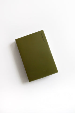 Perfect Bound Notebook Graph Olive