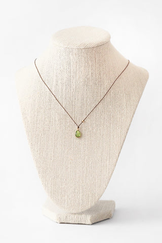 Verde Peridot 18k necklace