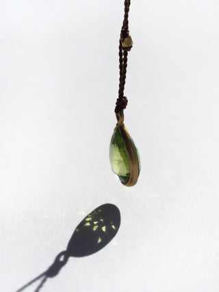 Verde Peridot 18k necklace