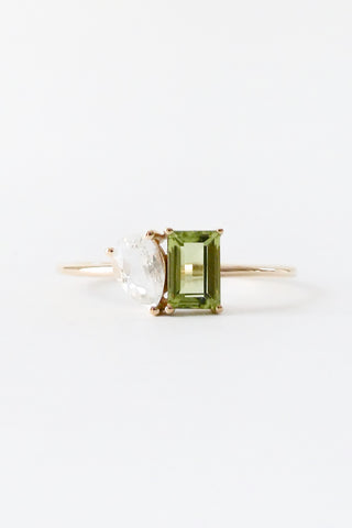 Peridot, Topaz Moi & Toi Ring