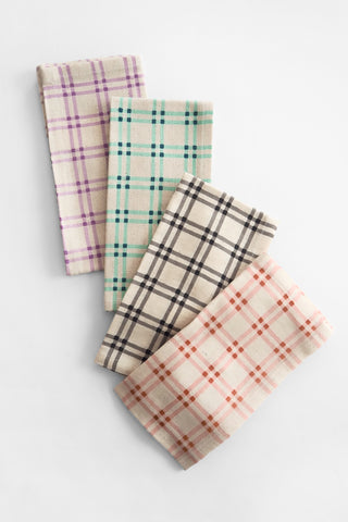 Picnic Grid Pattern Napkin Set