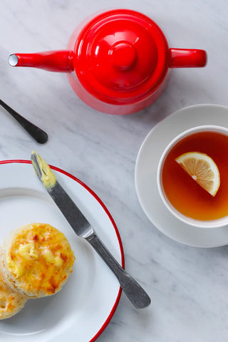 Pillarbox Red Teapot